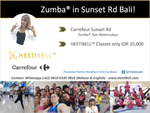 HESTIBELL Zumba Carrefour Sunset Road Kuta Bali